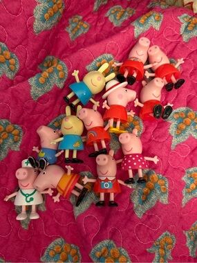 Peppa Pig Assorted Character Figure Toy Set - Kids Toys